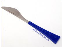 HACKMAN, Colorina sininen  Ruokaveitsi, Design:Nanny Still,Suunniteltu vuonna 1970, pituus n. 19,9 cm, 6 kpl, 15 � / kpl,( Tuote nro 141AT )