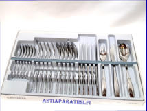 HACKMAN,Savonia ruokailuv�lineet,Design: Adolf Babel,sis�ll�  24 osaa 1 pakettia, 100�/ pakettia( Tuote nro 335AT )
