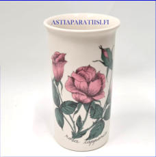 ARABIA,Kukkamaljakko " rosa lapponia" Botanica,Design:Esteri Tomula,Valmistettu 1983-85-luku,Korkeus n. 14 cm, halkaisija n. 7,8 cm,0 kpl, ( Tuote nro / Item #154E )