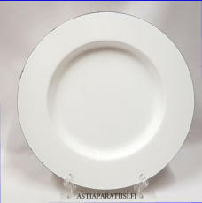 ARABIA,ter�semaloitu matala lautanen Finel, 1960-70 luku,V�h�isi� k�yt�n j�lki, halkaisija n.27 cm,1kpl,28� / kpl. (Tuote nro / Item 224N)