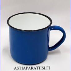 FINEL EMALI,  sininen muki, Halkaisija n.7,5 cm,Korkeus n. 7 cm,1 kpl,23�/kpl, (Tuote nro / Item 279N)