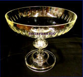 Kristalli tarjotin / hedelm� malja, 1800-luku, Korkeus,n.21,5 cm,halkaisija,n. 24 cm,1kpl,330�/kpl