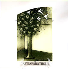ARABIA, Sein�laatta " Salissa ", Design:Helj� Liukko-Sundstr�m, Valmistettu 2004,Korkeus n. 18,8 cm, leveys n. 12,5 cm 65 �( Tuote nro / Item #191HL )