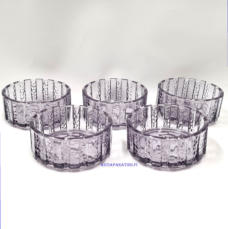 RIIHIM�EN LASI,"Lara"J�lkiruokamalja / tarjoilukulho, Design:Eero Rislakki, halkaisija n. 10 cm, Korkeus n. 4,5 cm , 6kpl. 28�/kpl.( Tuote nro / Item #147LJ )