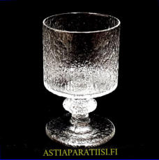 IITTALA,Festivo 1 solmu Juhlalasi Senaattori Viinilasi,Design:Timo Sarpaneva,valmistettu 1968-1981-luku,Korkeus n.12,5 cm, halkaisija n.8 cm, 11 kpl,32� /kpl ( Tuote nro / Item #117J )