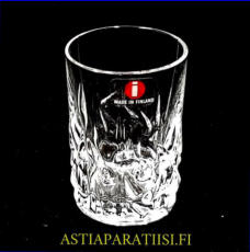 IITTALA, Roxy snapsilasi, Design: Kari Uusitalo,Korkeus n.6 cm ,halkaisija n.4,3 cm, 2kpl,12�/kpl,( Tuote nro / Item #194J )'