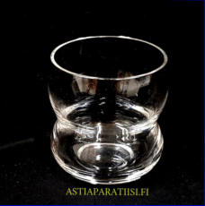 IITTALA, "Paula" Irlantilainen kahvilasi / kahvikuppi, ilman  pidike,Design:Jorma Vennola,Tuotannossa 1978-89,Korkeus n.7,5 cm ,halkaisija n. 6,3 cm,1 kpl,10 � / kpl.( Tuote nro / Item #299J )