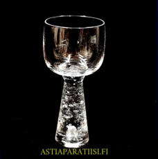 IITTALA, Arkipelago lasi,Design:Timo Sarpaneva,valmistettu vuosina 1980-1995,Korkeus n.12,8 cm, halkaisija n.5,8 cm, 2 kpl,58� /kpl ( Tuote nro / Item #550J )