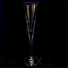 IITTALA / NUUTAJ�RVI, Aurora Samppanja- / kuohuviinilasi, Design:Heikki Orvola , Tuotannossa 1973-2011,Korkeus n.26,5 cm, halkaisija n.5 cm, 6 kpl,38�/kpl,( Tuote nro / Item #616J )
