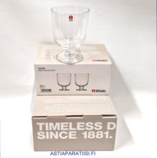 IITTALA, Lempi jalallinen Juomalasi, Design:Matti Klenell,Tuo tannossa 2012,Korkeus n.11,3 cm ,halkaisija n8,4 cm, 8 kpl,100�/yht.( Tuote nro / Item #254J )