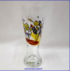 RITZENHOFF CRISTAL,olutlasi Kristallinen,Korkeus n.22,5 cm , Halkaisija n.8 cm, 1 kpl,31 �/ kpl. ( Tuote nro / Item #495J )