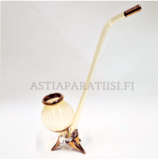 Jalallinen konjakkipiippu lasinpuhaltamo, Korkeus n.20,5cm,0 kpl,( Tuote nro / Item #324J)