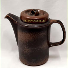 ARABIA,Ruska kahvikannu,Design:Ulla Procop�, todella hyv�kuntoinen,S malli, 1960-99-luvulta,Korkeus ilman kantta n.17 cm,0kpl,( Tuote nro / Item #110KK )