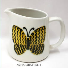 ARABIA, Perho koriste maitokannu,Design: Birger Kaipiainen,1960-luvulta,korkeus n.14,5 cm,1kpl,180�/kpl ( Tuote nro / Item #172D)