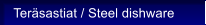 Ter�sastiat / Steel dishware