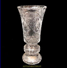 RIIHIM�EN LASI, kristallimaljakko,Korkeus,n. 26 cm,halkaisija,n. 13 cm,1kpl,185�/kpl ( Tuote nro / Item #103KR )