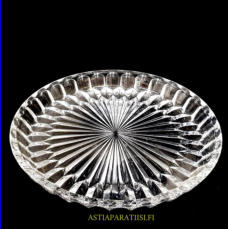 Kristalli Tarjoilulautanen,Korkeus,n. 3 cm,halkaisija,n. 28 cm,1kpl,75�/kpl ( Tuote nro / Item #139KR )