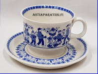 ARABIA, Is�nkuppi / �idinkuppi / Emilia kahvikuppi, Design: Raija Uosikkinen,Kupin korkeus n. 6 cm, halkaisija n. 7,9 cm,Suunniteltu vuonna 1980 "suunnilleen",0 kpl,( Tuote nro 108 Q )