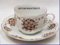 ARABIA,kahvikuppi,Design:?,Kupin korkeus n. 5,6 cm, halkaisija n. 7,5 cm,Suunniteltu vuonna 1975 - 1981, 11 kpl, 29�/kpl ( Tuote nro 180Q )