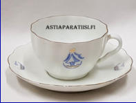 ARABIA,kahvikuppi Malli OB ,Design:Greta-Lisa J�derholm,Kupin korkeus n. 5,6 cm, halkaisija n. 8,3 cm,Suunniteltu vuonna 1928 - 1968, 5 kpl, 24�/kpl ( Tuote nro 182Q )