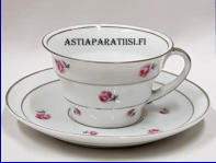 ARABIA,Vappu kahvikuppi malli SE,Design:Toini Muona,Kupin korkeus n. 5,5 cm, halkaisija n. 8,5 cm,Suunniteltu vuonna 1932-1949, piippuleima, 9kpl, 39�/kpl ( Tuote nro 186Q )