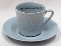 ARABIA,Stockmann 100v Jugend tyyli kahvikuppi ,Kupin korkeus n. 6,7 cm, halkaisija n.7 cm,Suunniteltu vuonna 1949-1964, 2kpl, 48�/kpl ( Tuote nro 220Q )