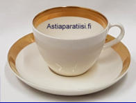 ARABIA,Astoria kahvikuppi,Design:Raija Uosikkinen,Kupin korkeus n.5,7 cm, halkaisija n. 8 cm, Suunniteltu vuonna 1960, 2 kpl, 28�/ kpl ( Tuote nro 281Q )