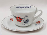 ARABIA, kahvikuppi malli SV, Kupin korkeus n.5,5 cm, halkaisija n. 8 cm, Suunniteltu vuonna 1939-1940,2 kpl , 23�/ kpl ( Tuote nro 295Q )