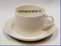 ARABIA, Teema  teekuppi / kahvikuppi,vanha valkoinen v�ri, Design:Kaj Franck,Kupin korkeus n.6,4 cm, halkaisija n. 8,3 cm,  Suunniteltu vuonna 1953-1975, 14kpl , 24�/ kpl ( Tuote nro 308Q )