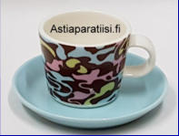 ARABIA,KoKo Presso  espressokuppi /mokkakuppi,malli XS,Desien:Kristiina Riska, Kati Tuominen-Niittyl�,Kupin korkeus n.4,8 cm, halkaisija n. 6 cm, 1 kpl,36�/ kpl ( Tuote nro 356Q )
