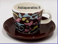 ARABIA,KoKo Presso  espressokuppi /mokkakuppi,malli XS,Desien:Kristiina Riska, Kati Tuominen-Niittyl�,Kupin korkeus n.4,8 cm, halkaisija n. 6 cm, 1 kpl,36�/ kpl ( Tuote nro 360Q )