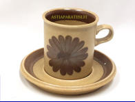 ARABIA, Tunturi kahvikuppi, Design:Olga Osol,Kupin korkeus n.7,7 cm, halkaisija n. 7 cm, 4kpl, 44�/kpl ( Tuote nro 369Q )