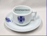 ARABIA,Lotta Sv�rd "Pensar" kahvikuppi,Tuotannossa 1932-1949, korkeus n.5 cm, halkaisija n.7 cm, 0 kpl,( Tuote nro 387Q )