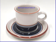 ARABIA, Taika kahvikuppi, Design:Inkeri Sepp�l�,Kupin korkeus n.6,2 cm, halkaisija n. 6,8 cm, Suunniteltu vuonna 1980, 1kpl, 24�/kpl ( Tuote nro 431Q )