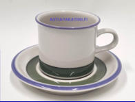ARABIA,Selja kahvikuppi,Design:Ulla Procop�, Tuotannossa 1980-luvulta, korkeus n.6,5 cm, halkaisija n.7 cm, 2 kpl,,24�/kpl ( Tuote nro 437Q )