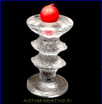 IITTALA, Festivo, kynttil�njalat,2 solmua Design:Timo Sarpaneva,mitat Korkeus,n.12,5 cm, halkaisija n. 9 cm,Signeerattu TS, 1kpl, 45� ,ei Signeer6attu,1kpl,35�( Tuote nro / Item #118C )