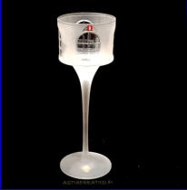 IITTALA,Balladi,kynttil�njalka / tuikku mattakirkas,Design:Jorma Vennola,Valmistettu 1984-1991-luvulta,mitat Korkeus,n.21 cm, halkaisija n. 7,3 cm,4 kpl,45�/kpl( Tuote nro / Item #121C )