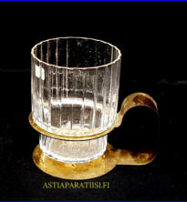 IITTALA,kynttil�lyhty Design:Jorma Vennola,mitat Korkeus,n. 8,5 cm, halkaisija,n. 6,2 cm, 2 kpl,28� / kpl( Tuote nro / Item #151C )