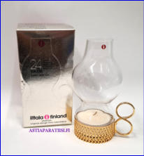 IITTALA,Karaatti, lyhty/tuikku,Design:Timo Sarpaneva,Korkeus n. 16 cm,alaosan halkaisija n.7 cm, 1kpl, 85�/kpl ( Tuote nro / Item #184C )