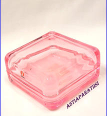 IITTALA,Vitriini - rasia vaalea pinkki,Design:Anu Penttinen,108x108 mm,0kpl