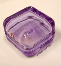 IITTALA,Vitriini - rasia vaalean lila lasi,Design:Anu Penttinen,60 x 60 mm,0kpl