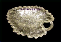NUUTAJ�RVI / IITTALA,  lehden muotoiset asetit,Koko:14,5 x 13,5cm,5kpl.20�/kpl