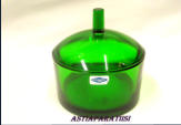 NUUTAJ�RVI, lasipurkki Pandora,Design:Markku Salo,1989-luku,Korkeus,n. 11 cm,halkaisija,n. 11 cm,1kpl,80�/kpl