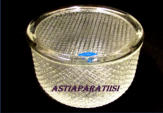 NUUTAJ�RVI, Pauliina Lasipurkki lasikannella,Design:Kerttu Nurminen,Korkeus,n. 8 cm,halkaisija,n. 11,5 cm,0kpl