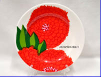 MARIMEKKO / IITTALA,Primavera Punainen,pullalautanen / leip�lautanen,lautanen halkaisija n.19,5 cm,Sesonkituote , 1 kpl,38�/ kpl ( Tuote nro 111PL )