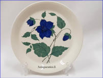 ARABIA,Tea for Two pullalautanen / leip�lautanen sininen,Design:Gunvor Olin-Gr�nqvist,lautanen halkaisija n.20 cm,Suunniteltu vuonna 1975-1981, 3 kpl,34�/ kpl ( Tuote nro 124PL )
