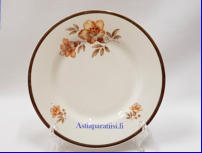 ARABIA,Myrna pullalautanen / leip�lautanen,kulta kruunuleima,Design:Olga Osol,lautanen halkaisija n.17,4 cm, Suunniteltu vuonna  1949-1964, 11 kpl,14�/ kpl ( Tuote nro 185PL )