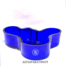 IITTALA, Aalto koboltinsininen malja,Design:Alvar Aalto.Merkitty signeeraus suomen vaakuna,Korkeus 5 cm, halkaisija n. 19 cm 1kpl,120� /kpl ( Tuote nro / Item #113MA )