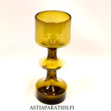 NUUTAJ�RVI, "Hyrr�", lasimaljakko KF245, signeerattu. sammalenvihre�n�,Design:Kaj Franck,Suunniteltu: 1956-luku,Korkeus n.17,3 cm, halkaisija n.6,5 cm,0 kpl, ( Tuote nro / Item #174MA )