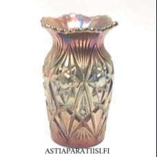 RIIHIM�EN LASI, Lysterilasi / Myrkkylasi maljakko, Korkeus n.13 cm, halkaisija n.8 cm,1 kpl,88� /kpl ( Tuote nro / Item #215MA